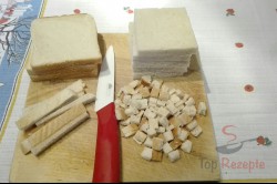 Zubereitung des Rezepts Toastbrot-Schinken-Rolle, schritt 2