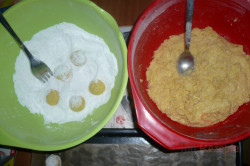 Zubereitung des Rezepts Orangen-Kokos-Crinkles, schritt 2