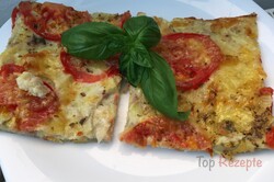 Zubereitung des Rezepts Unwiderstehliche Zucchini-Pizza, schritt 8