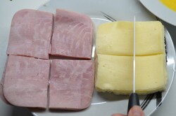 Zubereitung des Rezepts Kartoffellaibchen gefüllt mit Schinken und Käse, schritt 7
