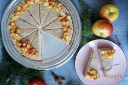 Zubereitung des Rezepts Apple Pie Cheesecake - fruchtiger Apfel-Zimt-Käsekuchen, schritt 1