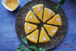 Zubereitung des Rezepts Mango-Kokos-Cheesecake - Protein-Kuchen, schritt 1