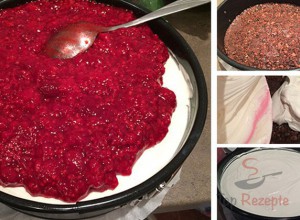 Rezept Himbeer-Cheesecake ohne Backen – FOTOANLEITUNG