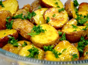 Rezept Backkartoffeln mit französischer Soße
