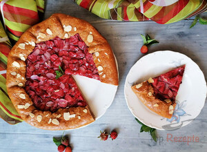 Rezept Erdbeer-Galette – fruchtiger Kuchen aus Quark-Teig
