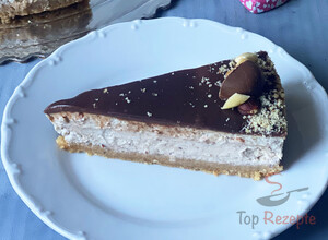 Rezept Walnuss-Cheesecake mit Schokoladen-Glasur