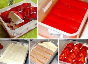 Rezept Erfrischendes sommerliches Erdbeer-Tiramisu