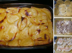 Rezept Blumenkohl-Hackfleisch-Kartoffelauflauf