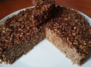 Rezept FITNESS-Torte mit Haferflocken ohne Mehl und Zucker