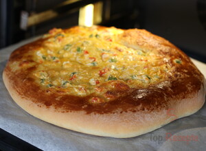 Rezept Double-Cheese-Pita – Selbstgemachtes Pita-Brot mit Käse