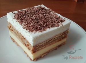 Rezept Karamell-Vanille-Sahne-Kuchen ohne Backen