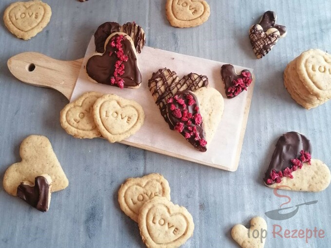 Rezept Honig-Zimt-Herzen - Kekse als Valentinstags-Überraschung