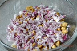 Zubereitung des Rezepts Gyros-Schichtsalat, schritt 3