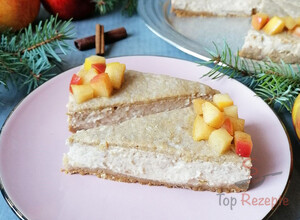 Rezept Apple Pie Cheesecake - fruchtiger Apfel-Zimt-Käsekuchen