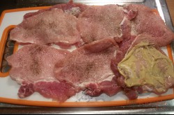 Zubereitung des Rezepts Schweineschnitzel mit Senf, schritt 1