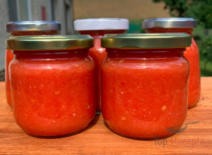Rezept Knoblauch-Tomatensoße kalt zubereitet, ohne Einkochen
