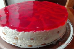 Zubereitung des Rezepts Quark-Pudding-Torte mit Erdbeeren und Tortenguss ohne Backen, schritt 1