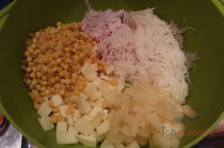 Zubereitung des Rezepts Sellerie-Ananas-Porree-Salat, schritt 3