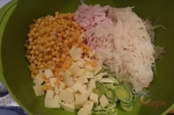 Zubereitung des Rezepts Sellerie-Ananas-Porree-Salat, schritt 2