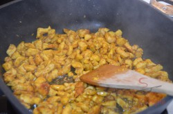 Zubereitung des Rezepts Chinesische Nudelpfanne mit Hähnchenfleisch in 15 Minuten zubereitet, schritt 1