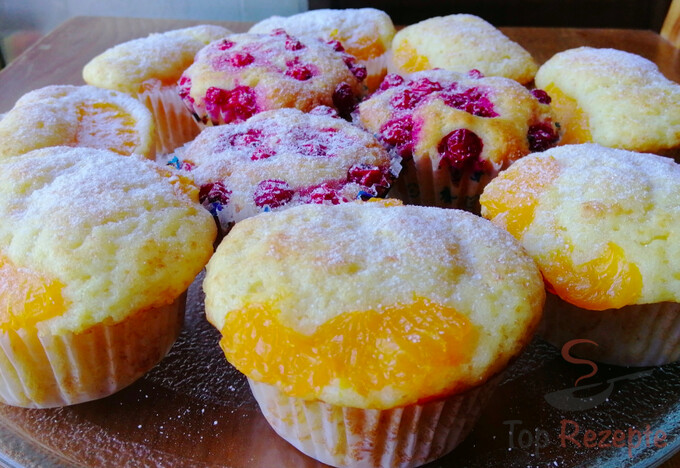 Rezept Schnelle Quark-Muffins mit Obst
