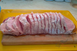 Zubereitung des Rezepts Schweinefleisch mit Räucherkäse und Rauchfleisch, schritt 1