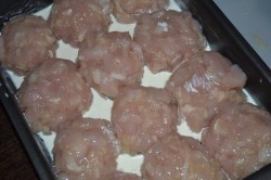 Zubereitung des Rezepts Überbackene Hähnchenfleischbällchen in Sahne, schritt 4