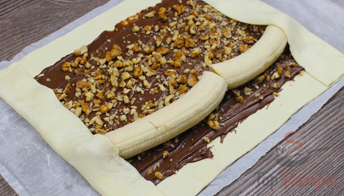 Rezept Phänomenale SUPERSCHNELLE Bananen-Nutella-Rolle