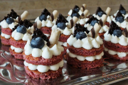 Zubereitung des Rezepts Red Velvet Mini Cakes, schritt 1