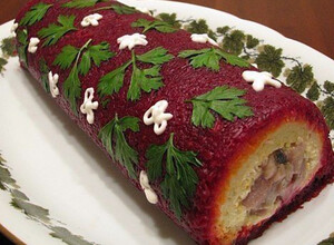 Rezept Rolle mit Roter Bete
