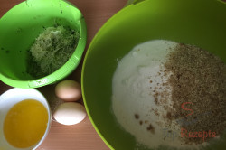 Zubereitung des Rezepts Zucchini-Gugelhupf mit Nüssen, schritt 1