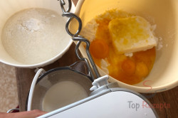 Zubereitung des Rezepts Der beste Apfelkuchen mit Baiser: er zergeht auf der Zunge!, schritt 1