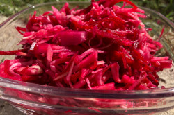 Zubereitung des Rezepts Schnelle Entgiftung des Körpers mit leckerem Rote-Beete-Salat – Abnehmen ist vorprogrammiert, schritt 1