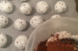 Zubereitung des Rezepts Zweifarbige FITNESS Kokos-Quarkkugeln ohne Zucker, Mehl und Eier, schritt 3