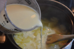 Zubereitung des Rezepts Purer Genuss: Apfelschnitten mit Sahne-Quark-Creme, schritt 4