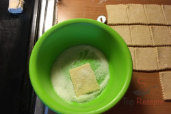 Zubereitung des Rezepts Zarte Zimt-Kekse mit Quark für die ganze Woche - Nur 3 Zutaten und der süße Leckerbissen ist geschaffen, schritt 4