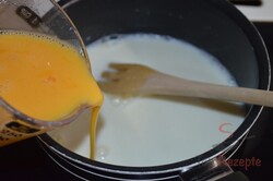 Zubereitung des Rezepts Fantastische Kirsch-Vanille-Schnitten – Schritt für Schritt Anleitung, schritt 6