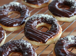 Rezept Die besten Donuts mit Schokoladenglasur