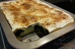 Rezept Kuchen mit Pudding, saurer Sahne und Zimt