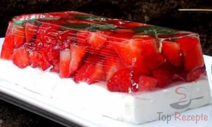 Rezept Erdbeer-Dessert ohne Backen