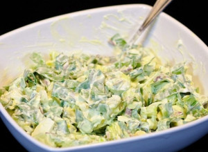 Rezept Leichter Salat mit Bärlauch und Ei