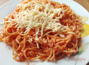 Rezept Spaghetti Milanese mit Wurst und Käse
