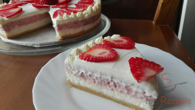 Rezept Leckerer Erdbeer-Cheesecake
