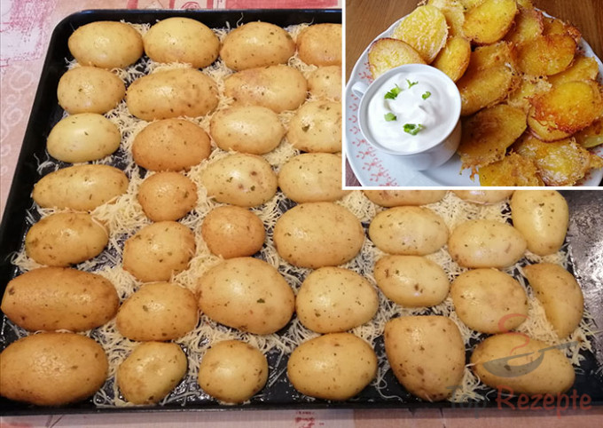 Rezept Knuspriger Snack: Diese Kartoffelhälften aus dem Ofen sind ein Internethit!