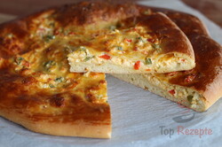 Zubereitung des Rezepts Double-Cheese-Pita – Selbstgemachtes Pita-Brot mit Käse, schritt 11