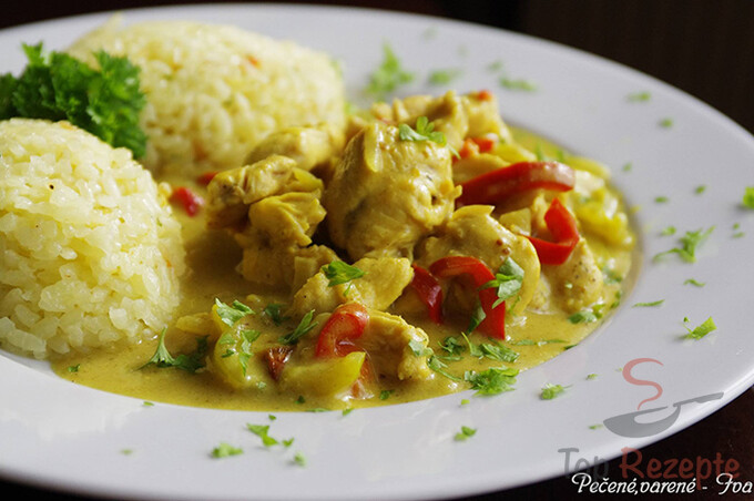 Rezept Cremiges Chicken-Curry mit Paprika