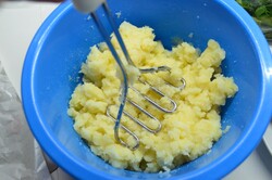Zubereitung des Rezepts Kartoffellaibchen gefüllt mit Schinken und Käse, schritt 4
