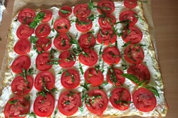Zubereitung des Rezepts Zucchini-Rolle mit Tomaten und Knoblauch, schritt 4