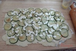 Zubereitung des Rezepts Zucchini-Röllchen mit Schinken und Käse, schritt 4