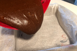 Zubereitung des Rezepts Himbeer-Cheesecake-Brownies - die perfekte Kombination von Brownie-Teig und Cheesecake-Creme mit Himbeeren, schritt 4